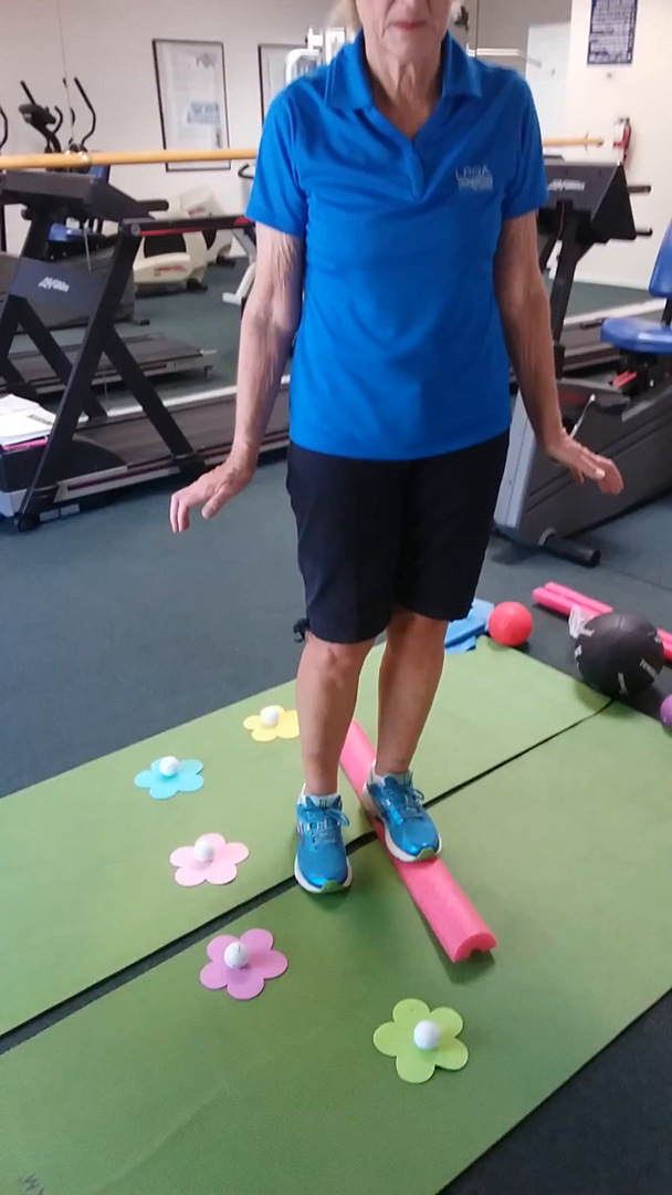 Golfer Fitness - Balance - Elevated Heel Taps
